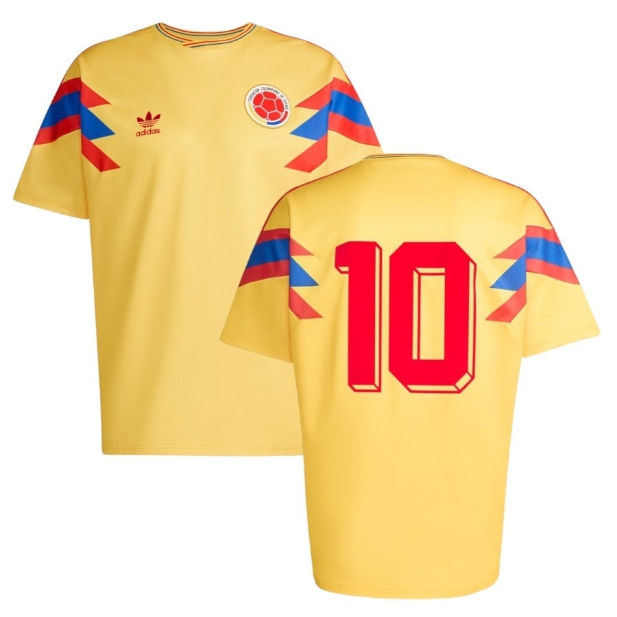 Colombia James Men's Away Jersey 1990-League Threads
